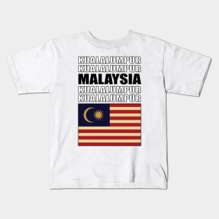 Flag of Malaysia Kids T-Shirt